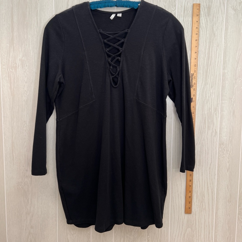 Cato Black Knit Sweater Dress Size 22/24 3x
